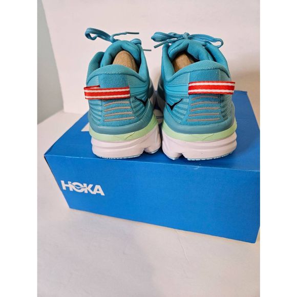 HOKA One One egg shell blue shoes.Size 7. - Picture 3 of 4